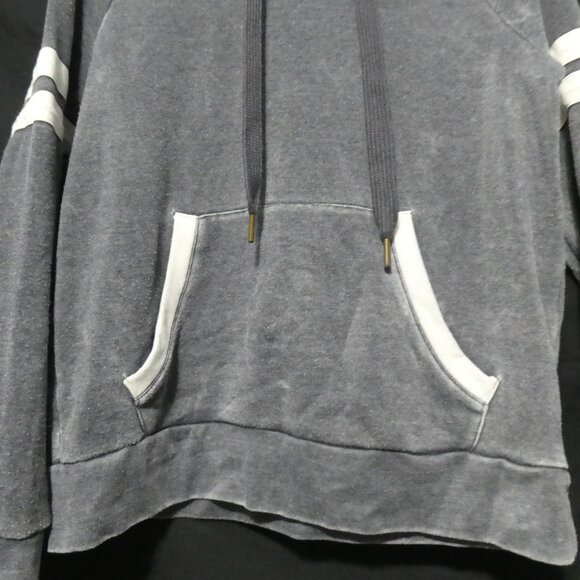 FOREVER 21 | small | Grey and Cream Hooded Sweatshirt | Kangaroo Pocket - Picture 8 of 16